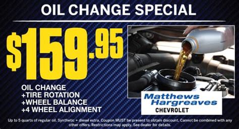 Auto Service & Parts Specials .
